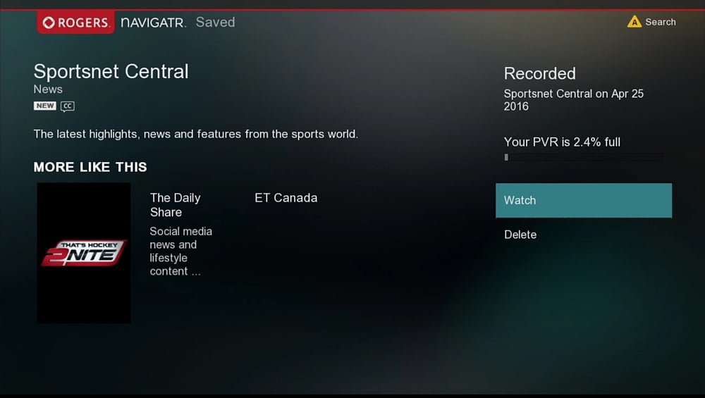 Programový průvodce a práce s PVR
