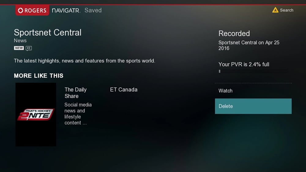 Programový průvodce a práce s PVR
