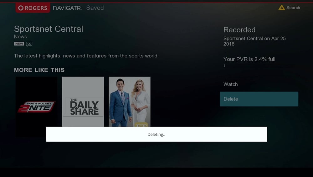 Programový průvodce a práce s PVR
