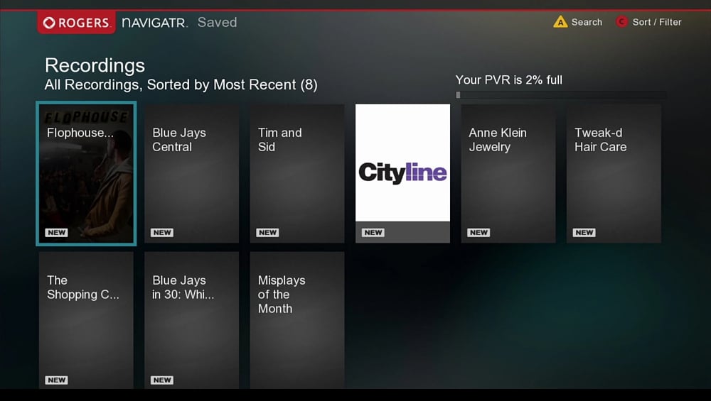 Programový průvodce a práce s PVR