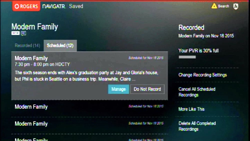 Programový průvodce a práce s PVR