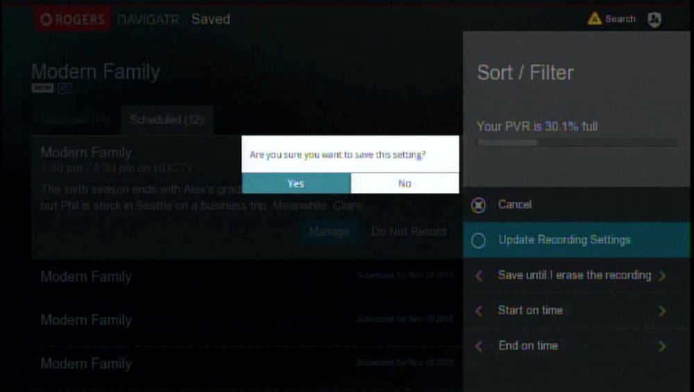 Programový průvodce a práce s PVR
