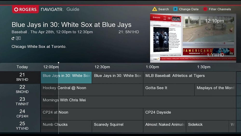 Programový průvodce a práce s PVR
