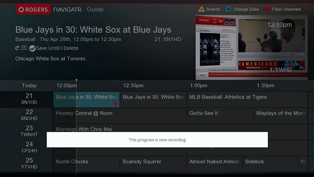 Programový průvodce a práce s PVR