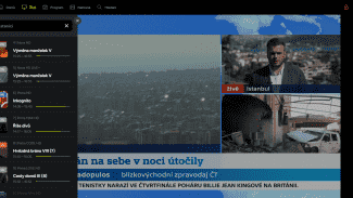 Rozhraní Pecka.TV