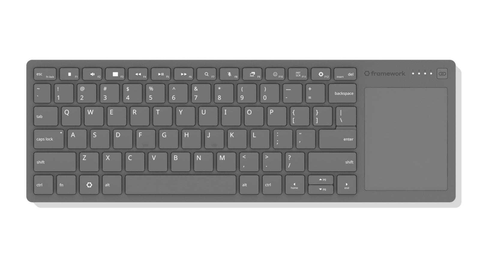 Framework Wireless Touchpad Keyboard