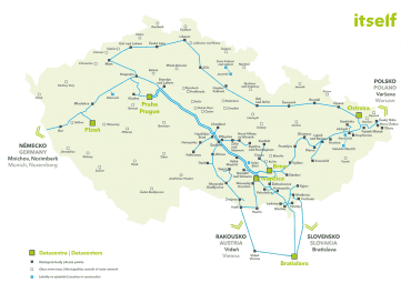 Mapa sítě společnosti itself