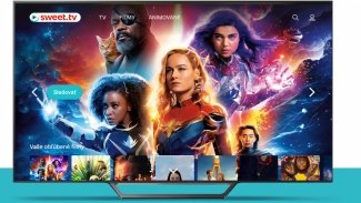 Rozhraní aplikace Sweet.TV
