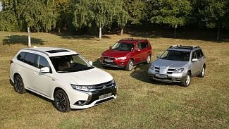 Náhledový obrázek - Mitsubishi Outlander slaví patnáct let. Změnilo se k nepoznání