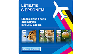 Epson promo: lítajte po Evropě za nákup inkoustů