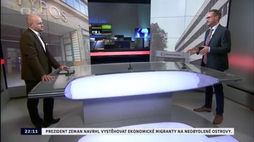 ČT - otevření nového studia v Brně