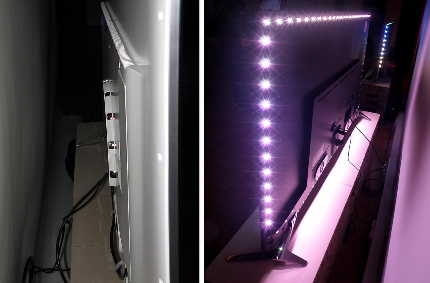 Ambilux (vlevo) versus Amblight.