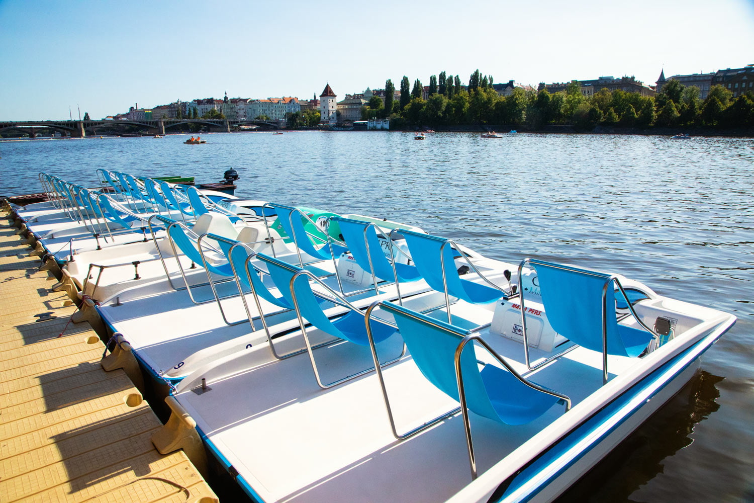 Šlapadla v Praze na Vltavě