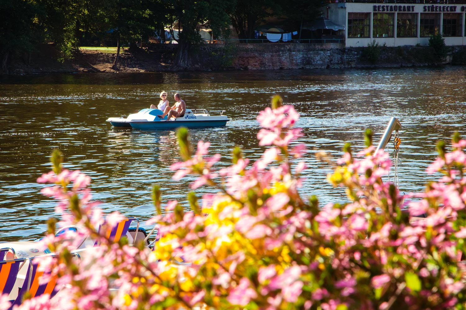 Šlapadla v Praze na Vltavě