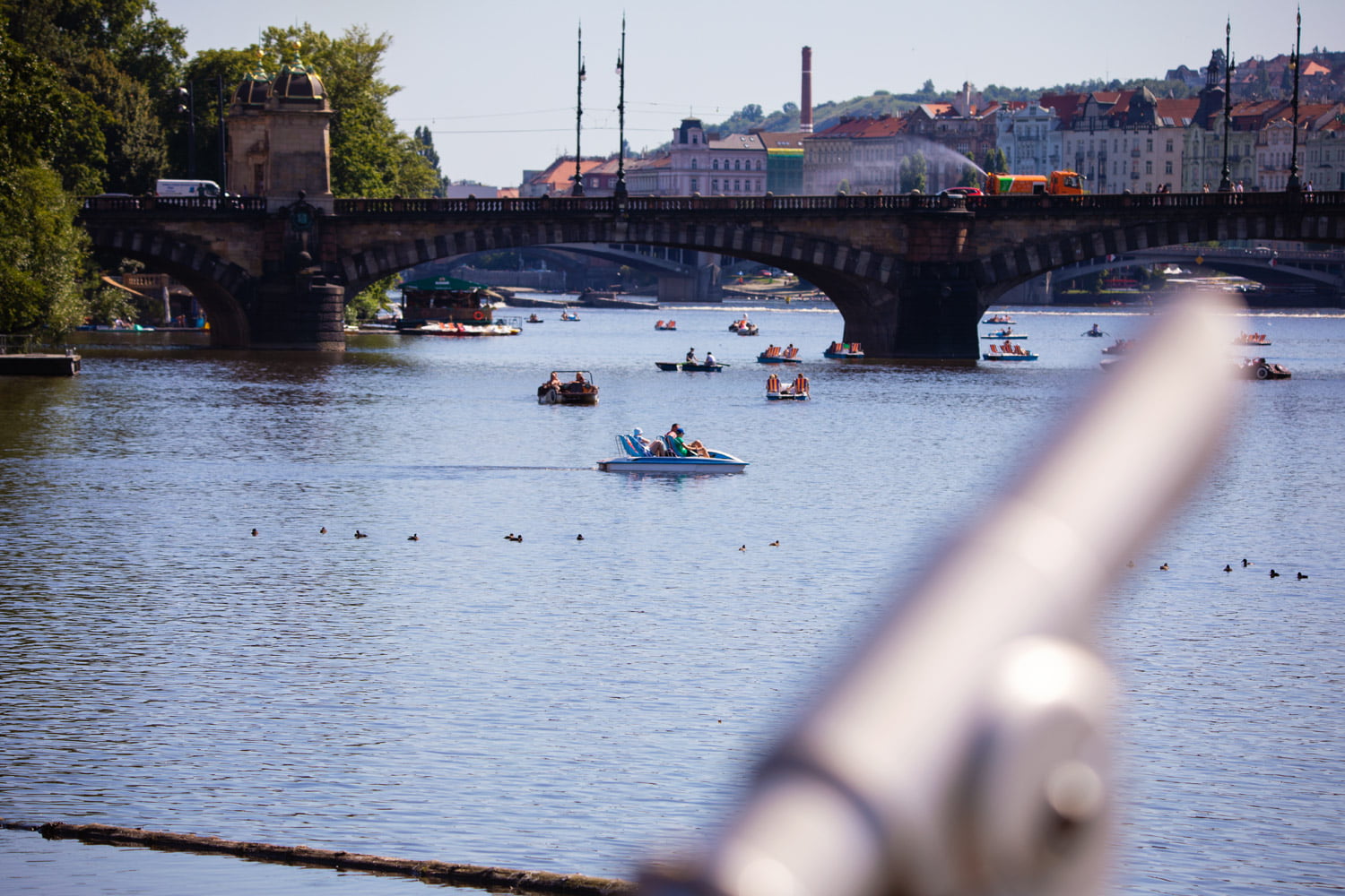 Šlapadla v Praze na Vltavě