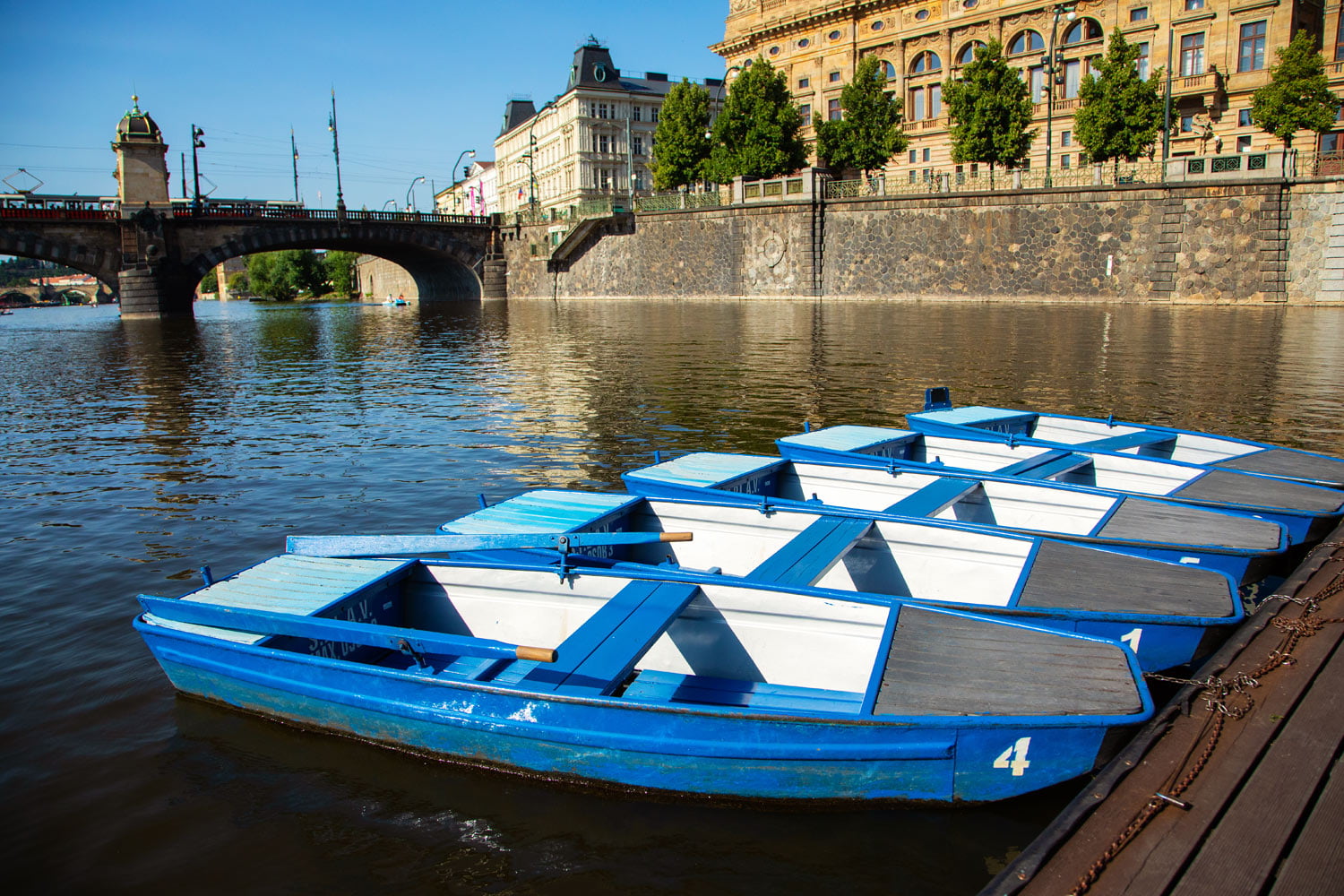 Šlapadla v Praze na Vltavě