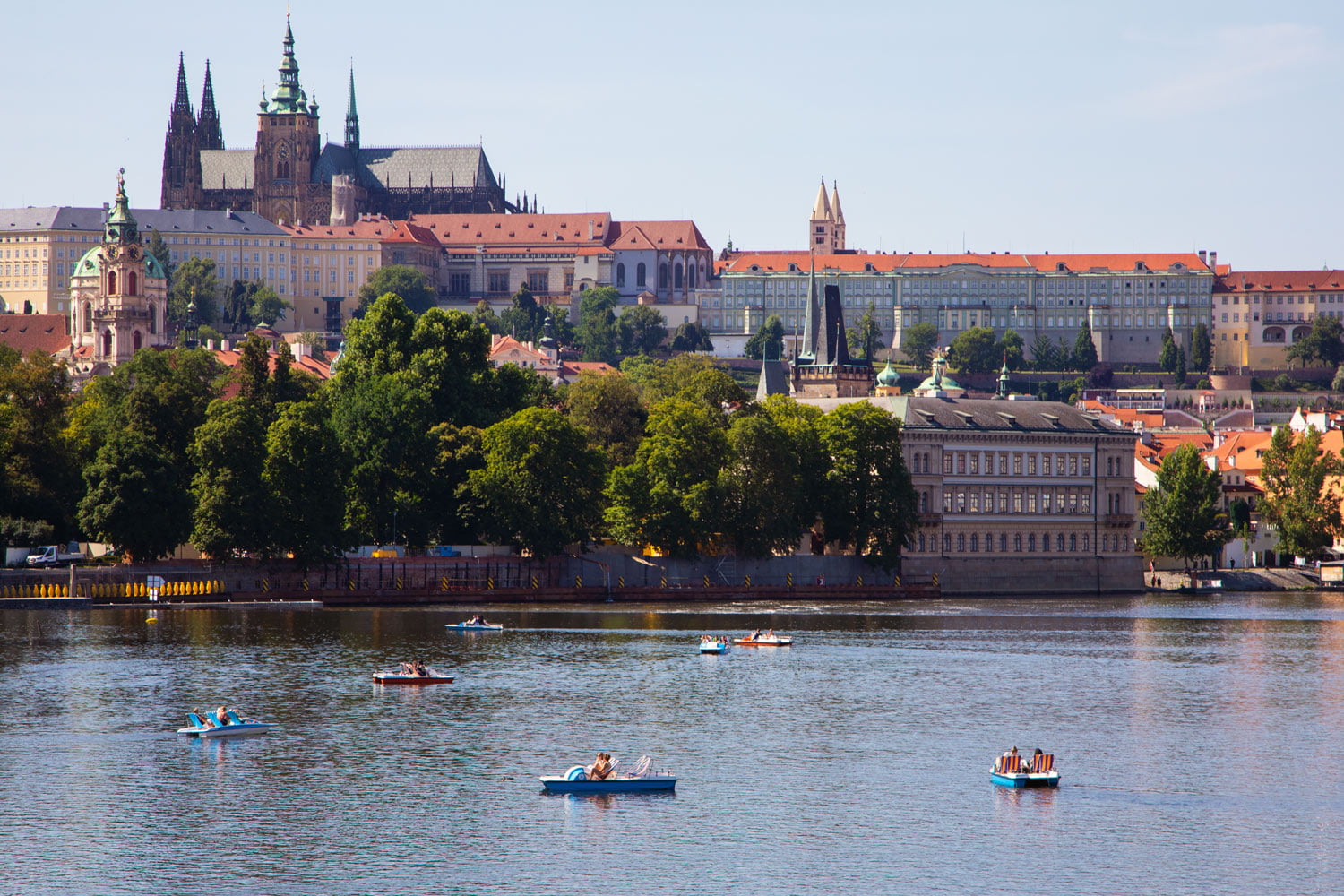 Šlapadla v Praze na Vltavě