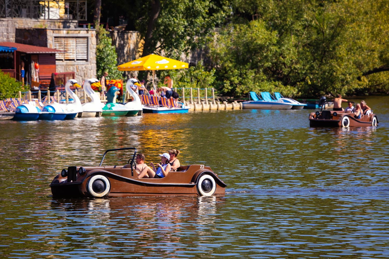 Šlapadla v Praze na Vltavě
