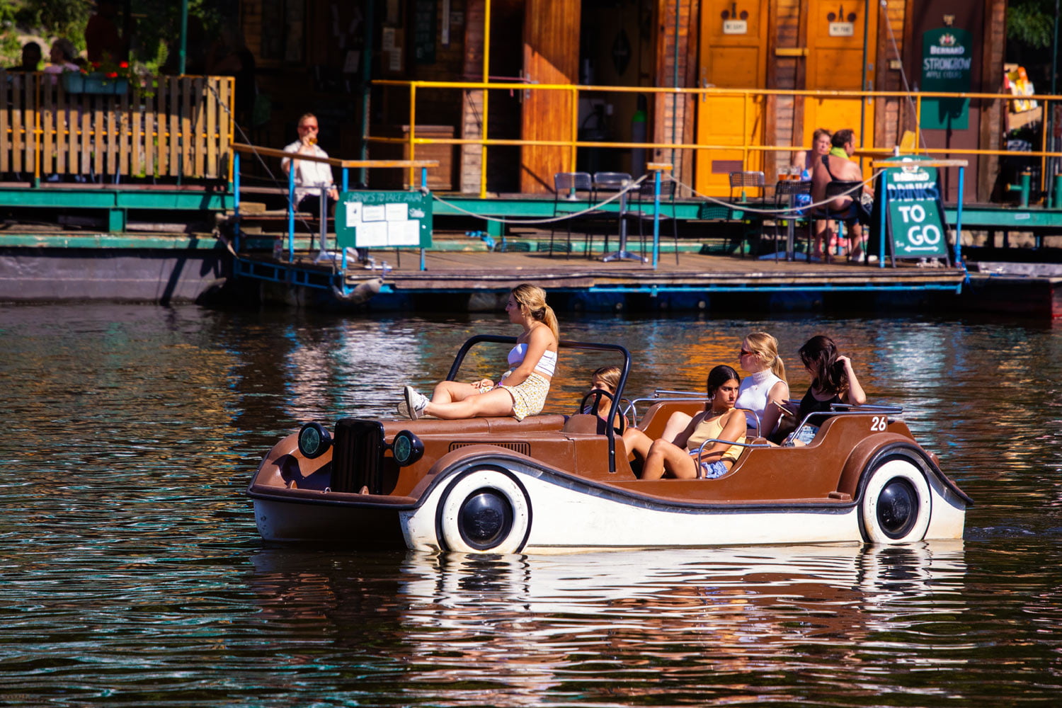 Šlapadla v Praze na Vltavě