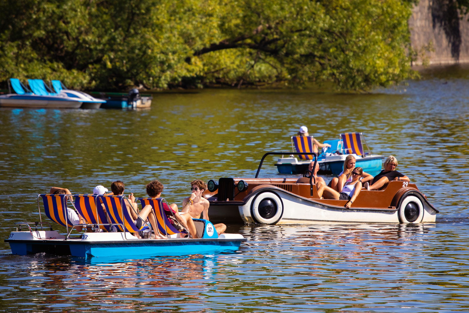 Šlapadla v Praze na Vltavě