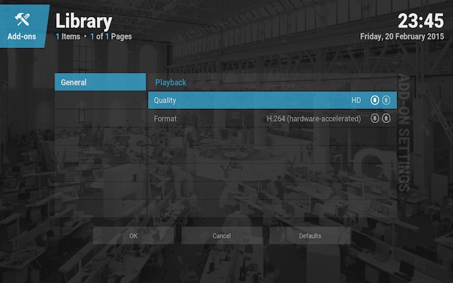 Aktuálně.TV prostřednictvím add-onu pro XBMC/Kodi