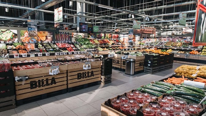 Potraviny, Billa, supermarket, jídlo