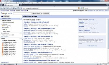 <p>Google RSS čtečka, s její pomocí budete mít přehled o dění na vašich oblíbených webech</p>