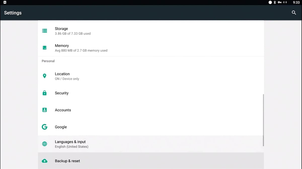 Grafické prostředí – Android 7