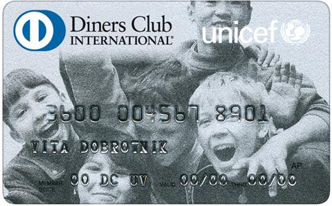 Diners Club UNICEF Card (Slovinsko)