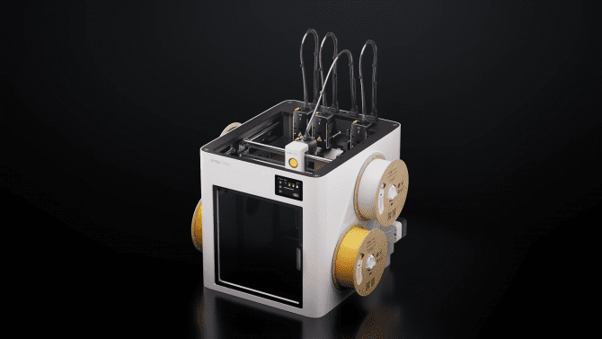 Nová 3D tiskárna Snapmaker U1 disponuje 4 tiskovými hlavami, ale stojí pouze šestinu toho, co Prusa XL