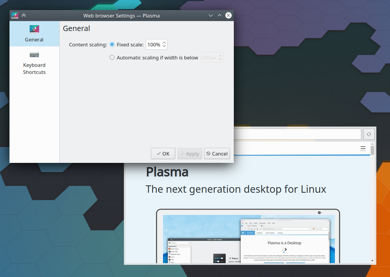 Vývojová verze KDE Plasma 5.20