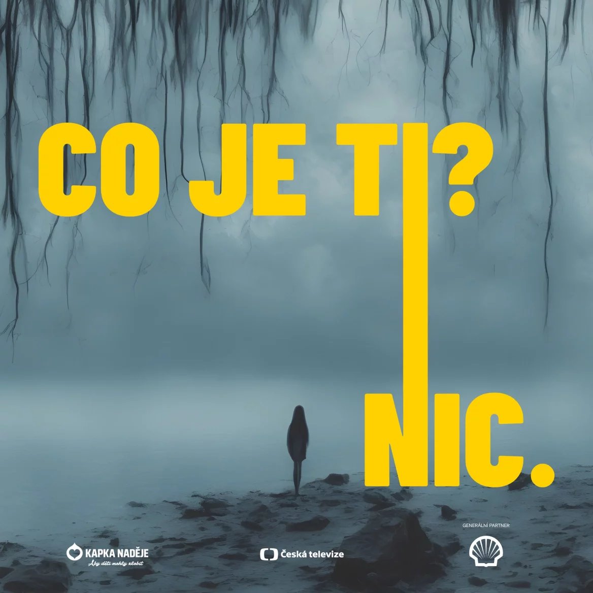 Banner na film České televize, který mapuje zoufalý stav dětské psychiatrie v Česku