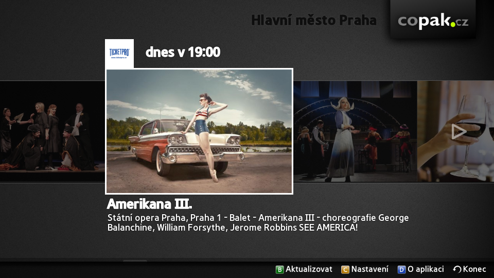 Copak.cz - aplikace pro chytré televizory Samsung