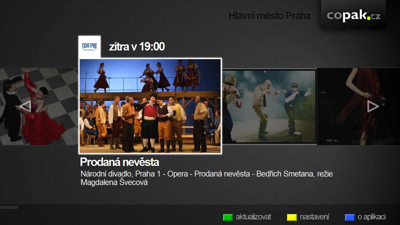 Copak.cz - aplikace pro chytré televizory Samsung