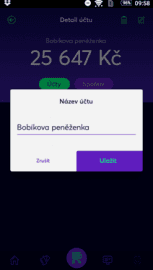 Virtuální účet Richee.