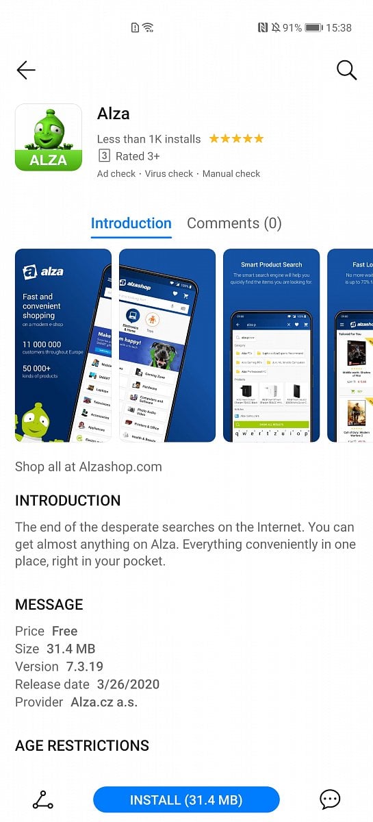 Seznam, Mall.TV nebo Alza. České aplikace v Huawei AppGallery