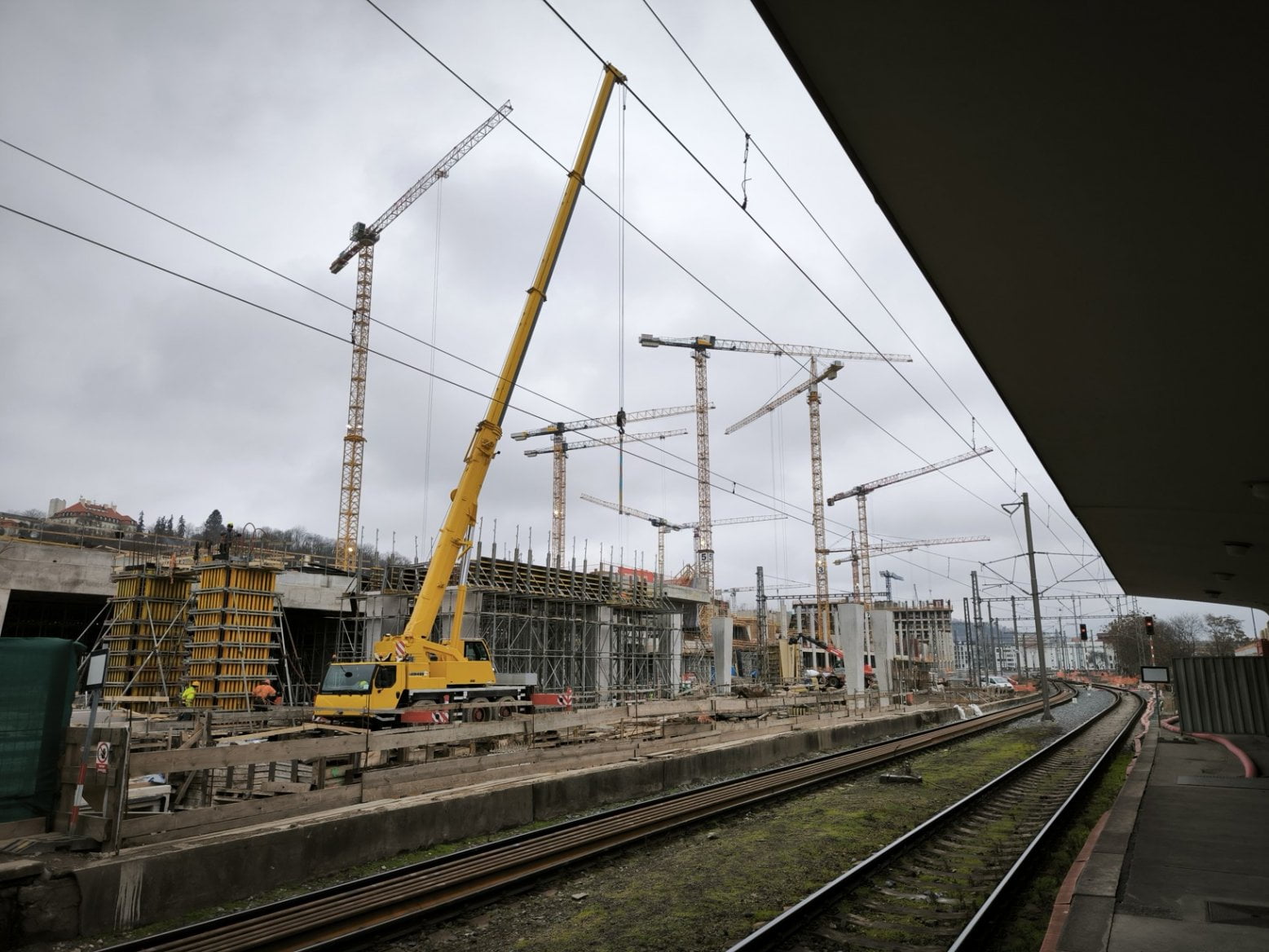 Současná podoba Smíchovského nádraží