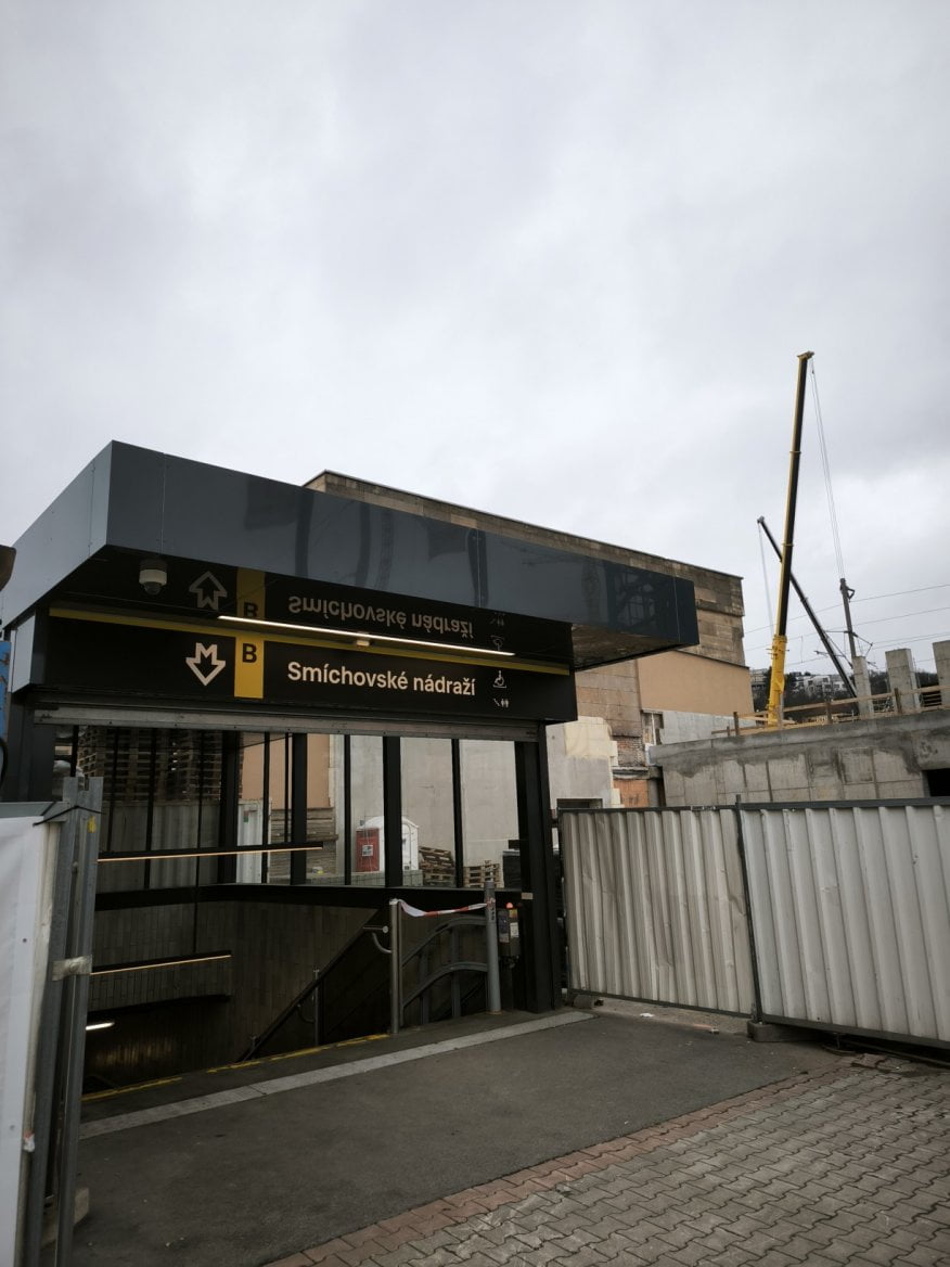 Současná podoba Smíchovského nádraží