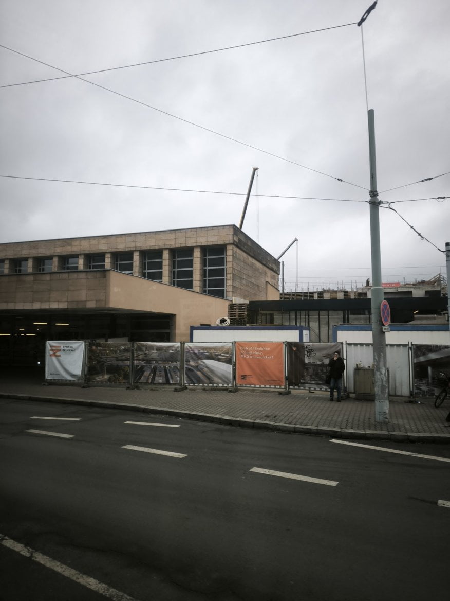 Současná podoba Smíchovského nádraží