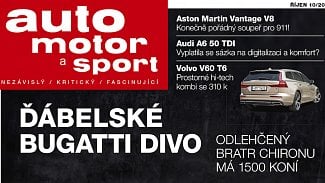 Náhledový obrázek - Právě vychází časopis Auto motor a sport 10/2018