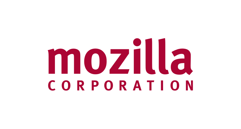 Dceřiná společnost Mozilla Corporation pak používá tento odvozený logotyp.