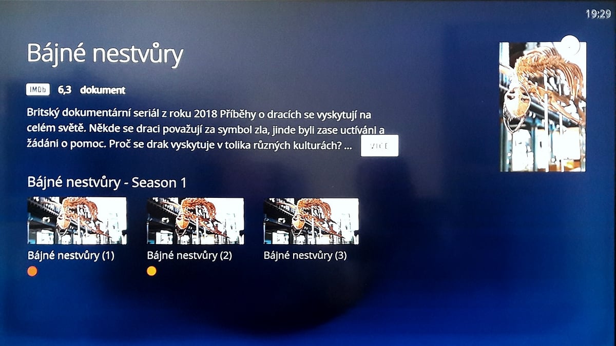 Zobrazení seriálových řad