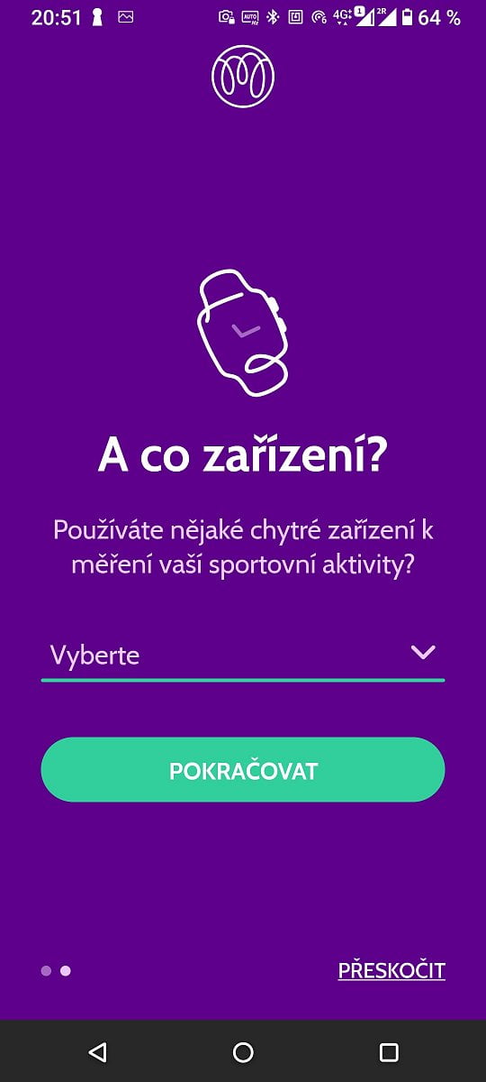 Nastavení aplikace Fitbit a propojení s náramkem Fitbit. (12/2020)