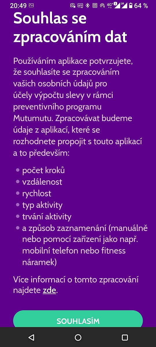 Souhlas se zpracováním osobních údajů. (12/2020)