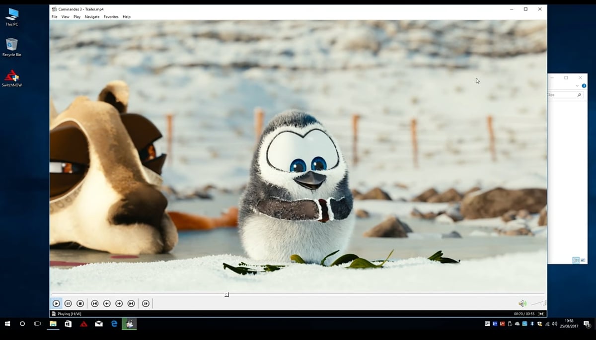 X5 Dual Boot Mini PC - Ukázky přehrávání médií