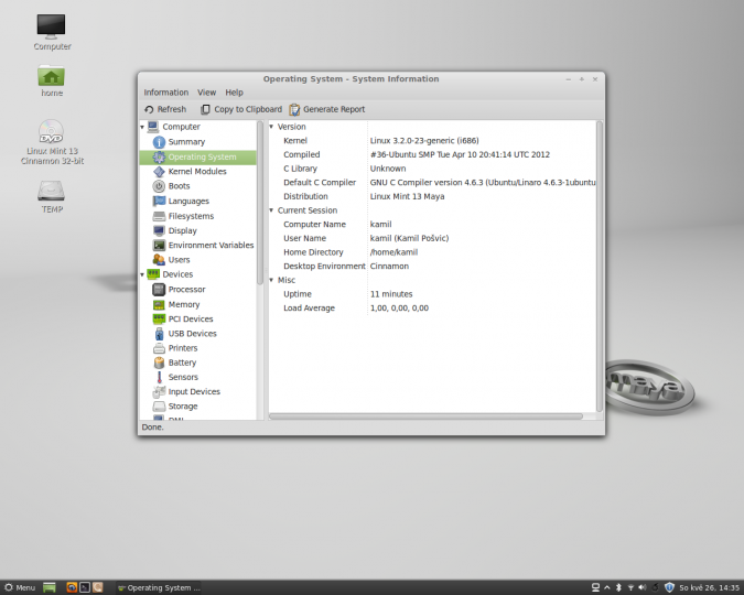 Linux Mint 13 "Maya"