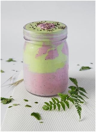Malinový chia puding