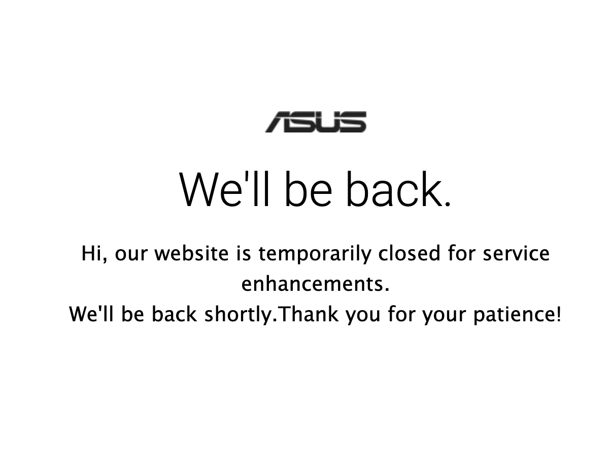 Web asus v německu