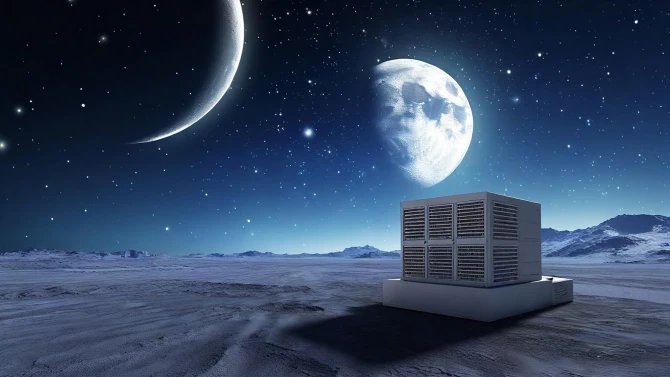 Datové centrum na Měsíci