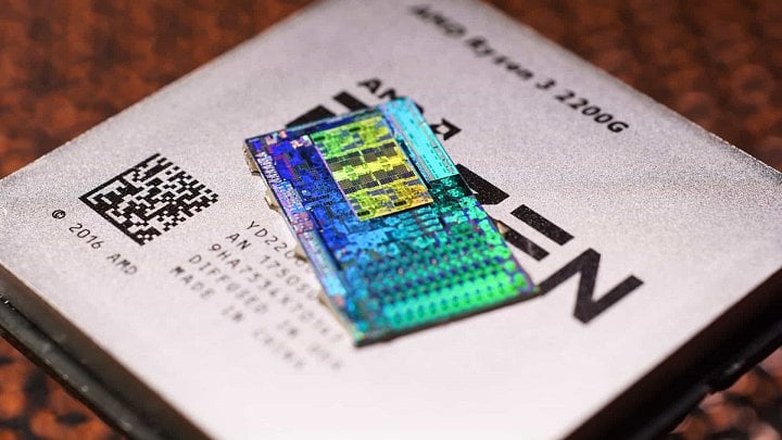 Procesor Ryzen, 14nm čip Raven Ridge (Foto: Fritzchens Fritz)